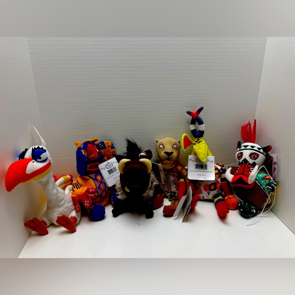 NWT Disney Store Lion King Broadway Musical Lot Of 6 - Fabulous RARE MINT